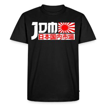 JDM Motorsport Auto Tuning Automobile - T-shirt Premium bio Homme - noir - Devant - Nico (187cm)