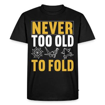 Origami - T-shirt Premium bio Homme - noir - Devant - Nico (187cm)