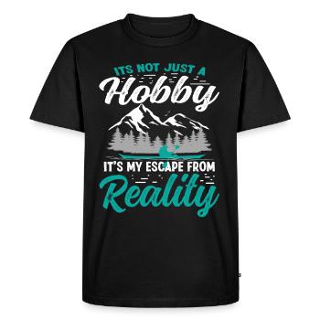 Pas seulement un passe-temps Kayak Hommes Femmes - T-shirt Premium bio Homme - noir - Devant - Nico (187cm)