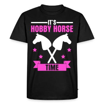 Hobby Cavalier Hobby Horsing - T-shirt Premium bio Homme - noir - Devant - Nico (187cm)