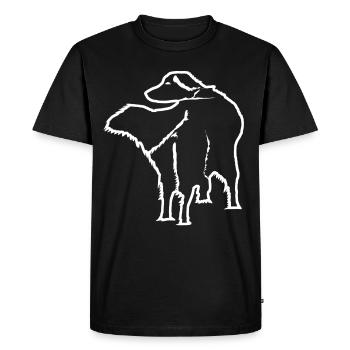 Golden Retriever de Behind Dog Dogs - T-shirt Premium bio Homme - noir - Devant - Nico (187cm)