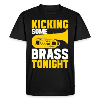 Tuba Tuba lecteur - T-shirt Premium bio Homme - noir - Devant - Nico (187cm)