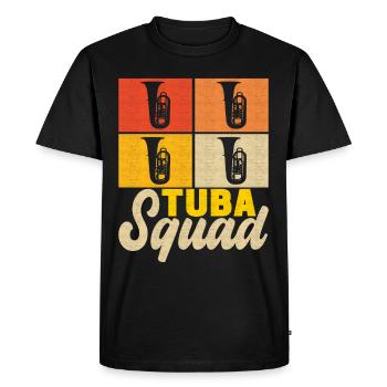 Tuba tuba player - Men's Premium Organic T-Shirt - black - Front - Nico (187cm)