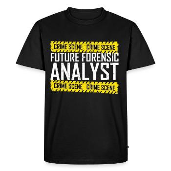 Forensics Forensic Scientist Forensic Science - Men's Premium Organic T-Shirt - black - Front - Nico (187cm)