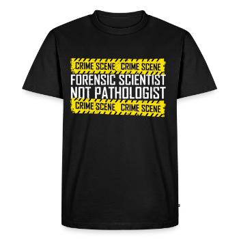 Forensics Forensic Scientist Forensic Science - Men's Premium Organic T-Shirt - black - Front - Nico (187cm)