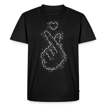 Kpop K-Pop Musique Coréenne Popmusic - T-shirt Premium bio Homme - noir - Devant - Nico (187cm)
