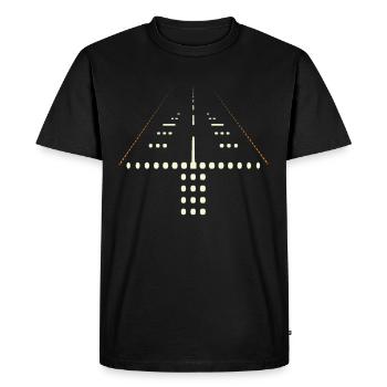 Accessoires d’avion - T-shirt Premium bio Homme - noir - Devant - Nico (187cm)