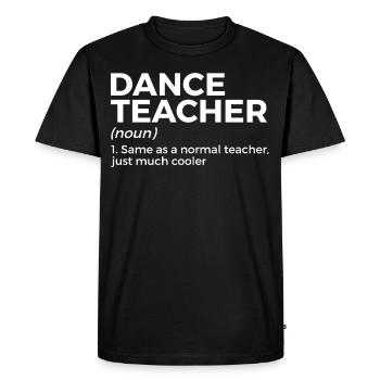 Danse pour les professeurs de danse - T-shirt Premium bio Homme - noir - Devant - Nico (187cm)