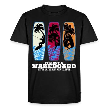 Wakeboard Wakeboarder Wakeboards - T-shirt Premium bio Homme - noir - Devant - Nico (187cm)