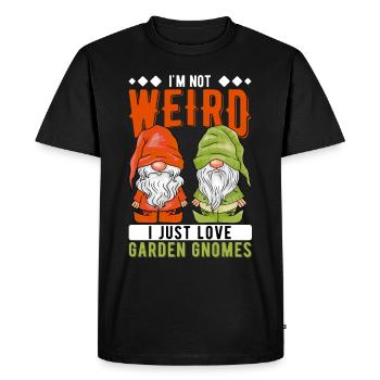 Nains de jardin Nains de jardin - T-shirt Premium bio Homme - noir - Devant - Nico (187cm)