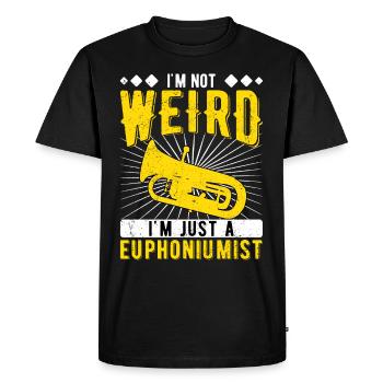 Euphonium Eufonium Euphoniste - T-shirt Premium bio Homme - noir - Devant - Nico (187cm)