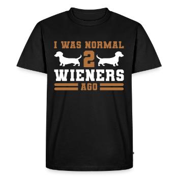 Teckel Cadeau Dixie Viennese Doxie Teckel - T-shirt Premium bio Homme - noir - Devant - Nico (187cm)
