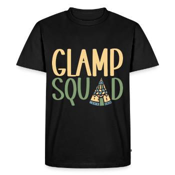 Glamping Glamper - Men's Premium Organic T-Shirt - black - Front - Nico (187cm)