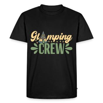 Glamping Glamper - Men's Premium Organic T-Shirt - black - Front - Nico (187cm)