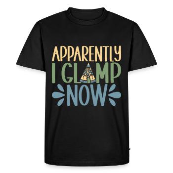 Glamping Glamper - Men's Premium Organic T-Shirt - black - Front - Nico (187cm)