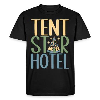 Glamping Glamper - Men's Premium Organic T-Shirt - black - Front - Nico (187cm)
