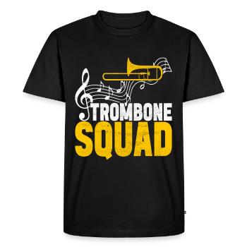 Posaune Trombone - Men's Premium Organic T-Shirt - black - Front - Nico (187cm)