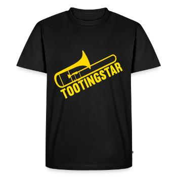 Posaune Trombone - T-shirt Premium bio Homme - noir - Devant - Nico (187cm)