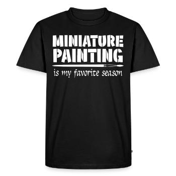 Model Maker Brush Fabrication de modèles - T-shirt Premium bio Homme - noir - Devant - Nico (187cm)