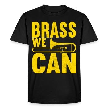 Posaune Trombone - T-shirt Premium bio Homme - noir - Devant - Nico (187cm)