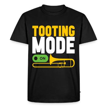 Posaune Trombone - T-shirt Premium bio Homme - noir - Devant - Nico (187cm)