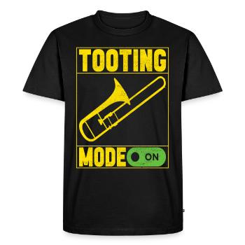 Posaune Trombone - Men's Premium Organic T-Shirt - black - Front - Nico (187cm)