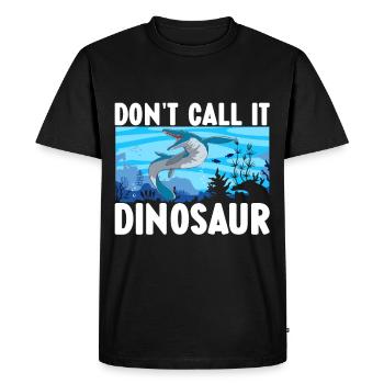 Dinosaure mosasaure - T-shirt Premium bio Homme - noir - Devant - Nico (187cm)
