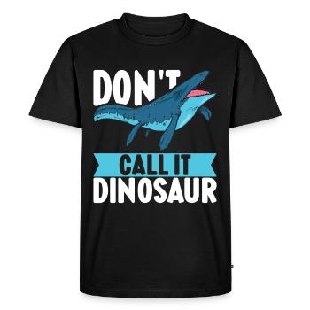 Dinosaure mosasaure - T-shirt Premium bio Homme - noir - Devant - Nico (187cm)