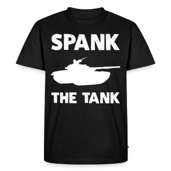 Chars Tankers Chars de combat principaux - T-shirt Premium bio Homme - noir - Devant - Nico (187cm)