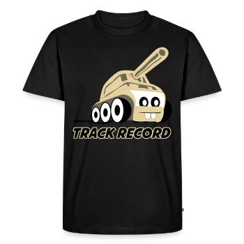 Char de char à chaîne char principal de combat - T-shirt Premium bio Homme - noir - Devant - Nico (187cm)