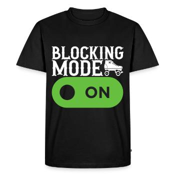 Roller derby - T-shirt Premium bio Homme - noir - Devant - Nico (187cm)