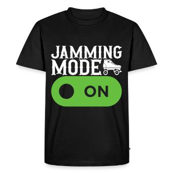 Roller derby - T-shirt Premium bio Homme - noir - Devant - Nico (187cm)