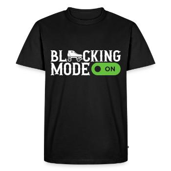 Roller derby - T-shirt Premium bio Homme - noir - Devant - Nico (187cm)