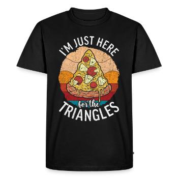 Pizza maker Pizzaiolo - Men's Premium Organic T-Shirt - black - Front - Nico (187cm)