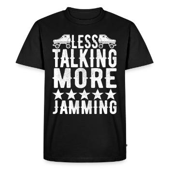 Roller derby - T-shirt Premium bio Homme - noir - Devant - Nico (187cm)