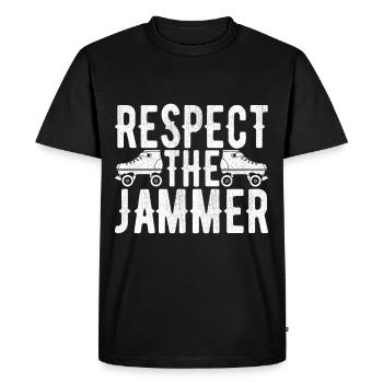 Roller derby - T-shirt Premium bio Homme - noir - Devant - Nico (187cm)