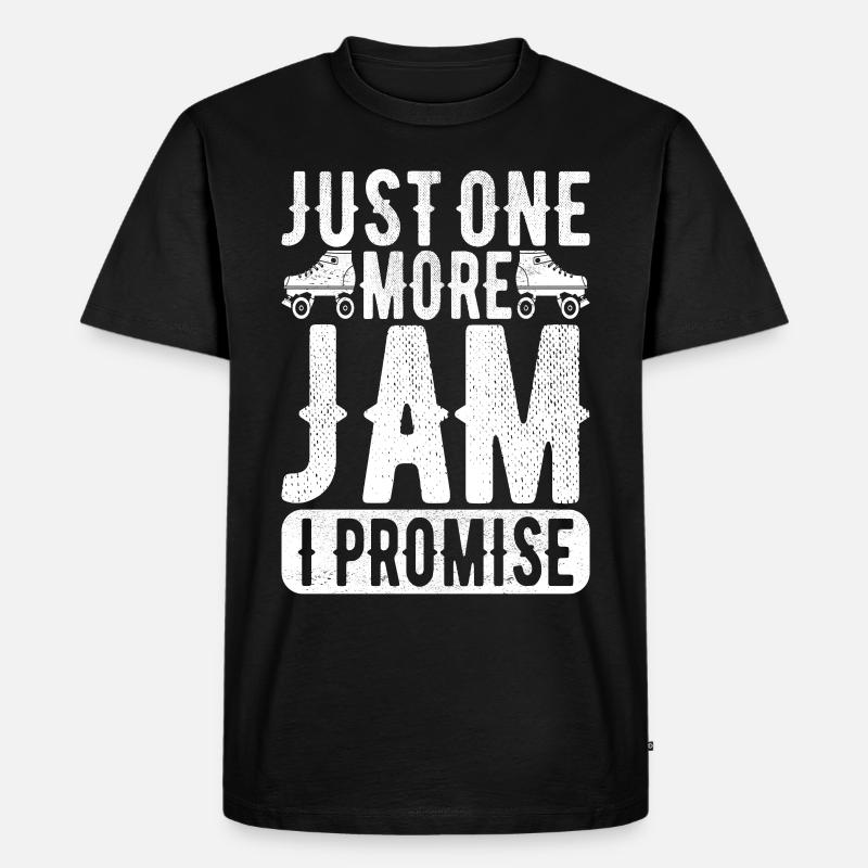 Roller Derby - Männer Premium Bio T-Shirt - Schwarz