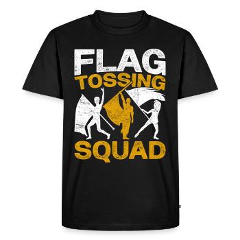 Color Guard Colorguard Flag Tossing Squad - Men's Premium Organic T-Shirt - black - Front - Nico (187cm)