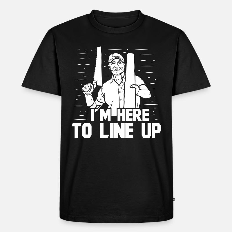 Floor installation - Männer Premium Bio T-Shirt - Schwarz