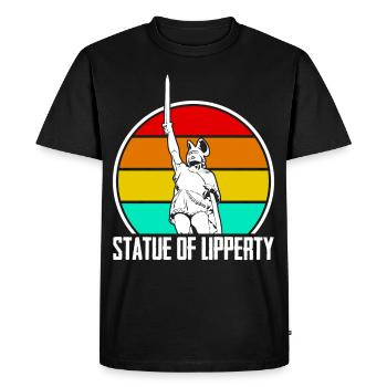 Teuteburg Forest Hermann Monument - Men's Premium Organic T-Shirt - black - Front - Nico (187cm)