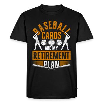 Collecteur de cartes de baseball Collecteur de cartes de baseball - T-shirt Premium bio Homme - noir - Devant - Nico (187cm)