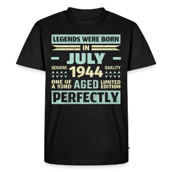 79th Birthday July Vintage 2005 Vintage - Men's Premium Organic T-Shirt - black - Front - Nico (187cm)