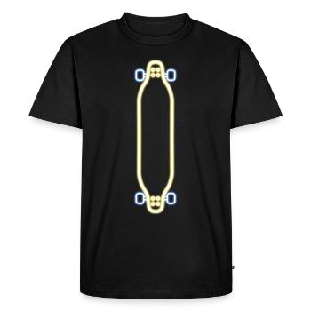Longboarder Longboard Longboarding - T-shirt Premium bio Homme - noir - Devant - Nico (187cm)