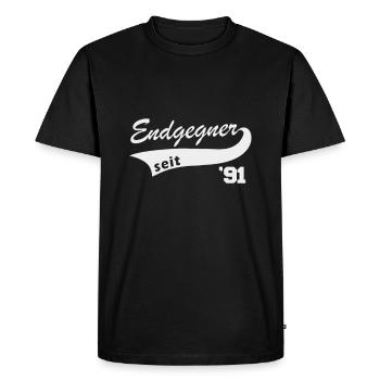 final né en 1991 Video Games Legend 90s - T-shirt Premium bio Homme - noir - Devant - Nico (187cm)