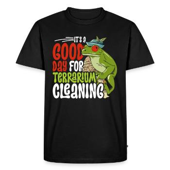 Frog Red-eyed Tree Frog - Men's Premium Organic T-Shirt - black - Front - Nico (187cm)