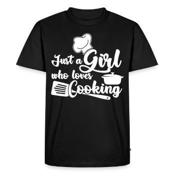 Cook Cook Cooking Kitchen Chef's Hat - Men's Premium Organic T-Shirt - black - Front - Nico (187cm)
