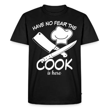 Cooking Chef's Hat Kitchen Chef - Men's Premium Organic T-Shirt - black - Front - Nico (187cm)