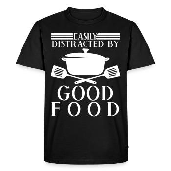 Cook Cooking Kitchen Chef's Hat Chef - Men's Premium Organic T-Shirt - black - Front - Nico (187cm)
