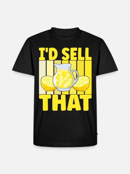 Lemonade Lemonade stand - Men's Premium Organic T-Shirt - black