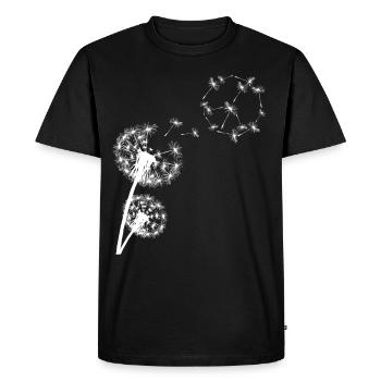 Pacifisme Pacifisme Pacifiste - T-shirt Premium bio Homme - noir - Devant - Nico (187cm)